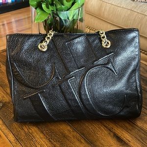 Carolina Herrera black tote bag